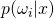 p(\omega_i | x)